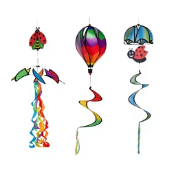 Bunter Windspinner zufälliges Muster