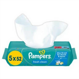 Pampers Fresh Clean Baby Feuchttücher 5 x 52 Stück