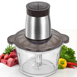 Bear Zerkleinerer QSJ-D03W5 2L 300W 2 Geschwindigkeiten 304 Edelstahlklingen