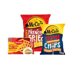 Tiefgekühlte Kartoffelprodukte