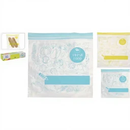 Excellent Houseware Gefrier-/Kühltasche, Lebensmittelbeutel, Ziplock-Beutel Set, Snackbeutel, Netzbeutel 10-teilig