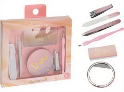 Maniküre-Set 6-teilig Rosa
