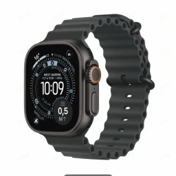 APPLE Watch Ultra 3 GPS + Cellular 49mm Schwarzes Titangehäuse mit Schwarzem Ocean Armband