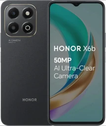 Honor X6b Smartphone 4 GB + 128 GB Schwarz 4G Dual-SIM X6b