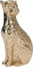 Leopardenstatue Gold 10*6.5*19 cm