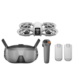 DJI Neo Motion Fly More Combo, Minidrohne mit 4K UHD-Kamera für Erwachsene, 135 g selbstfliegende Drohne, die dir folgt, Handflächenstart, Motivverfolgung, QuickShots, mit RC Motion 3 und 3 Akkus