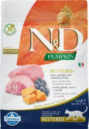 Farmina N&D Pumpkin Neutered Cat Lamm 300 gr.