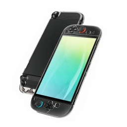 AmazingThing PlayShield Bare Hülle für Nintendo Switch 2, Transparent/Schwarz