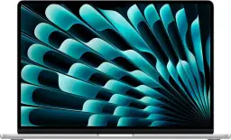 Apple MacBook Air 15" (M4, 10-Kern CPU / 10-Kern GPU, 16GB / 256GB), Silber