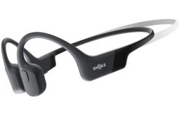 SHOKZ OpenRun Open-Ear Bluetooth-Kopfhörer für Sportfans mit 8 Stunden Wiedergabezeit | Größe: Mini | Farbe: Kosmisches Schwarz