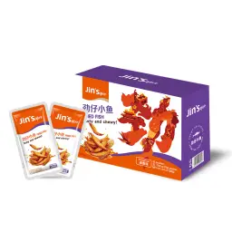 Jinzai getrockneter Fisch mit mariniertem Geschmack 12g*20 Packungen