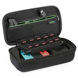 UGREEN Tasche für Nintendo Switch Zubehör Tasche stoßfest Zubehör Case Tragetasche Hülle Schutz Tasche unterstützt für Nintendo Switch Konsole, 10 Spiele und anderes Zubehör