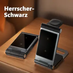 Rexsun T8 3 in 1 Magnetic Wireless Charging Stand Aluminum alloy + ABS + PC + silicone