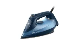 Braun TexStyle 7 Dampfbügeleisen SI 7160 BL mit 3.000 Watt, 225 g/min Dampfstoß, 300 ml Wassertank, EloxalPlus Bügelsohlen-Beschichtung, FreeGlide 3D Technologie, automatische Sicherheitsabschaltung
