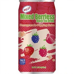 RICO Heidelbeeren-Boba-Milchtee 340ml