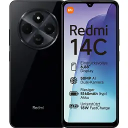 Redmi 14C Mitternachtsschwarz 8 GB + 256 GB
