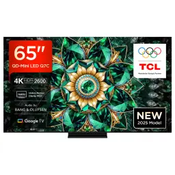 TCL 65Q7C QLED Mini LED Fernseher, 65 Zoll, 4K HDR Premium, Dolby Vision IQ & Atmos, Smart TV mit Google TV, Bang & Olufsen 6.2.2 Sound, 144Hz VRR, AMD FreeSync Premium Pro, HDMI 2.1, AirPlay 2, Alexa, IMAX Enhanced