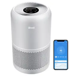 LEVOIT Luftreiniger mit HEPA-Filter gegen Allergene, Schimmel, Staub, Pollen, Gerüche und Haustierhaare, Timer, Leiser Schlafmodus