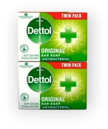 Dettol Antibakterielle Original-Seife, Zwillingspackung (2x100g)