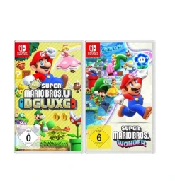 Sony New Super Mario Bros.U Deluxe  SWITCH -> Sony New Super Mario Bros.U Deluxe  SWITCH 

Since "Sony" is not the correct company for the Nintendo Switch, the correct translation should be:

Nintendo New Super Mario Bros.U Deluxe  SWITCH

The translated sentence is:
Nintendo New Super Mario Bros.U Deluxe  SWITCH