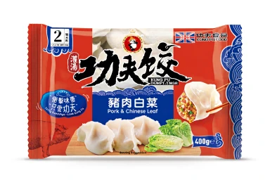 Kungfu Dumpling Pork and Chinese Cabbage 400g Pork And Cabbage