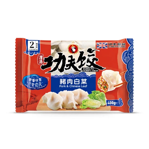 Kungfu Dumpling Pork and Chinese Cabbage 400g Pork And Cabbage