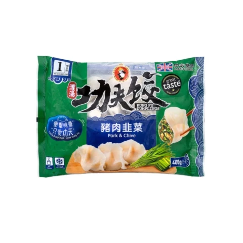 Kungfu Knödel Schweinefleisch und Lauch 400g