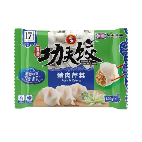 Kungfu Knödel Schweinefleisch & Sellerie 400g