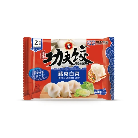 Kungfu Knödel mit Schweinefleisch und Chinakohl 400g