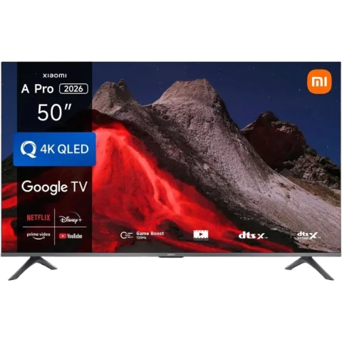 Xiaomi QLED TV A Pro 2026 50" 4K Google TV Game Boost Grafit